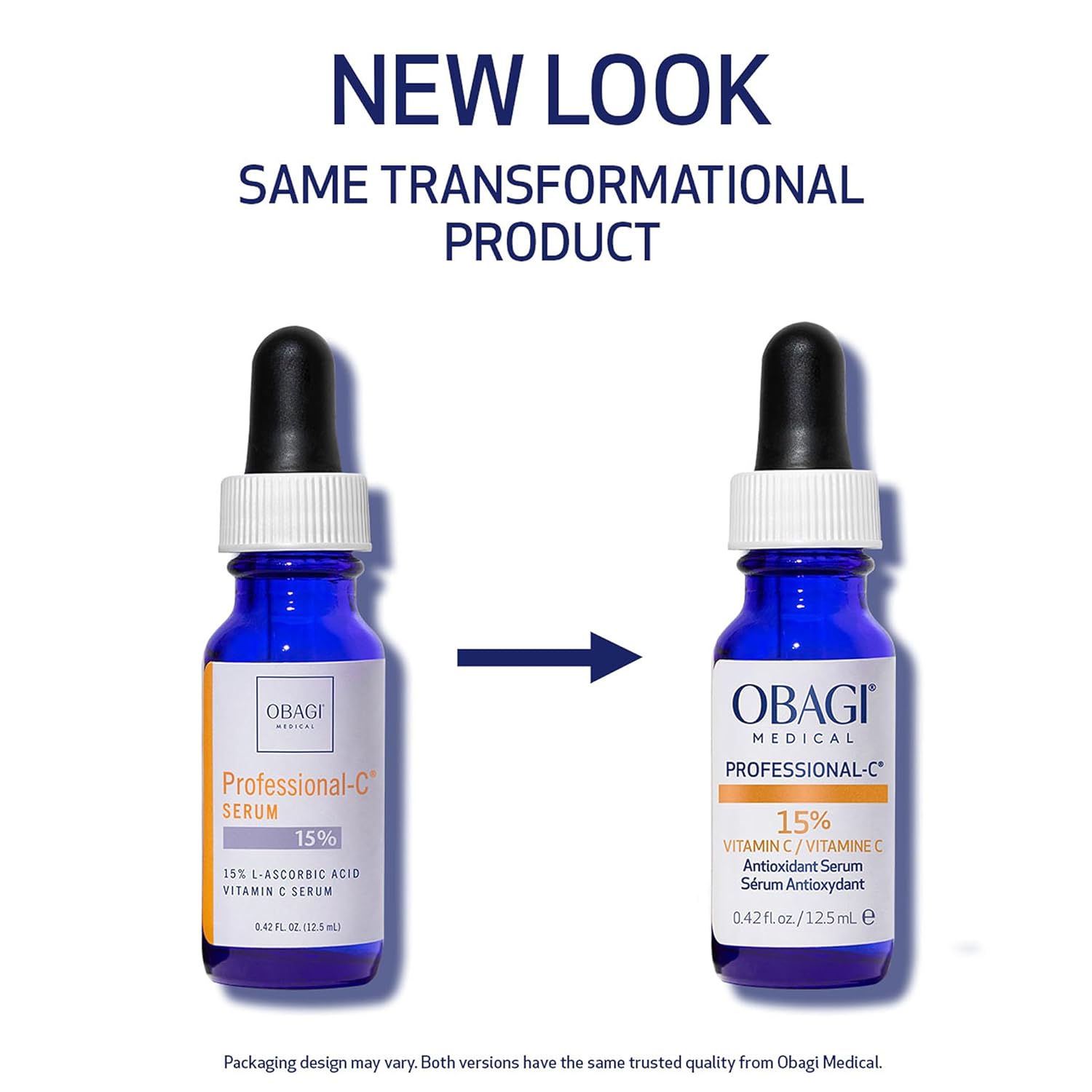 Obagi Medical Professional-C Vitamin C Serum – Helps Brighten Skin Tone and Minimize the Appearance of Fine Lines & Wrinkles – Safe for Sensitive Skin 0.42 Fl Oz (Pack of 1) Vitamin C 15% - Combination Skin